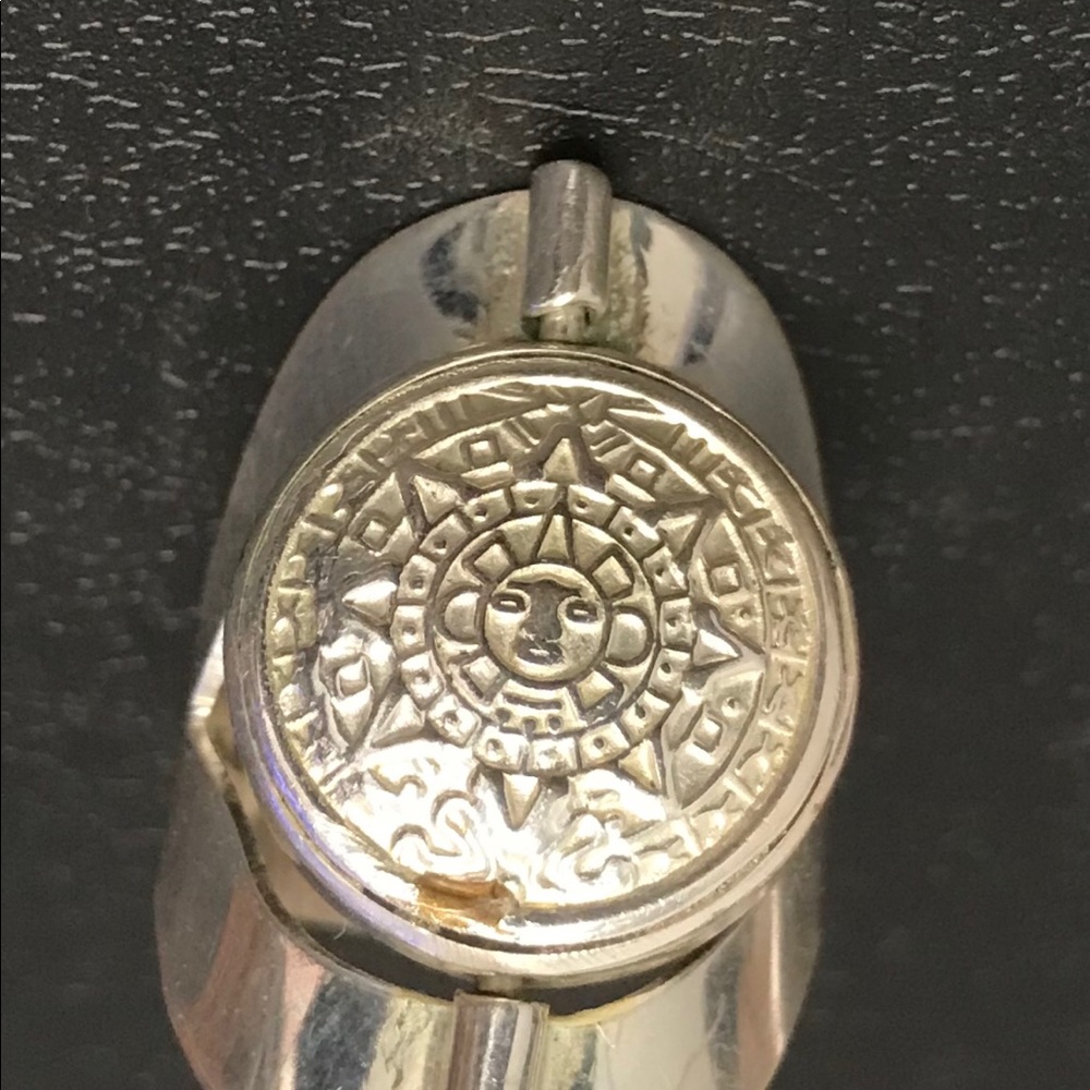 Silver Ring With Reversible Setting - image 3